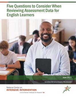 cover of Five Questions to Consider When Reviewing Assessment Data for English Learners
