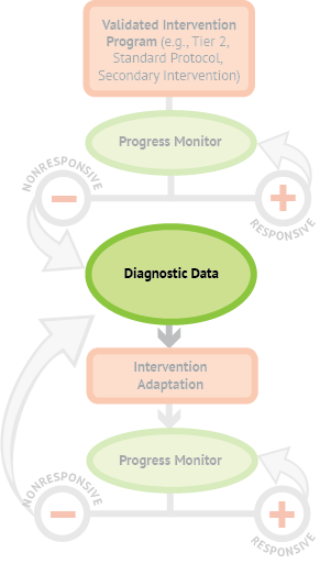 Diagnostic Data after Progress monitoring flow chart